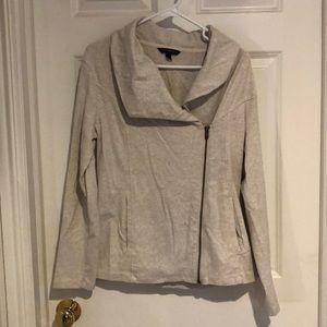 Banana Republic Asymmetrical Zip Sweat Jacket
